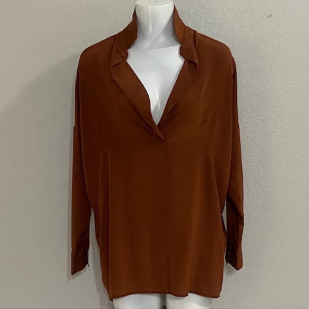 NWOT ZARA Silk Blouse